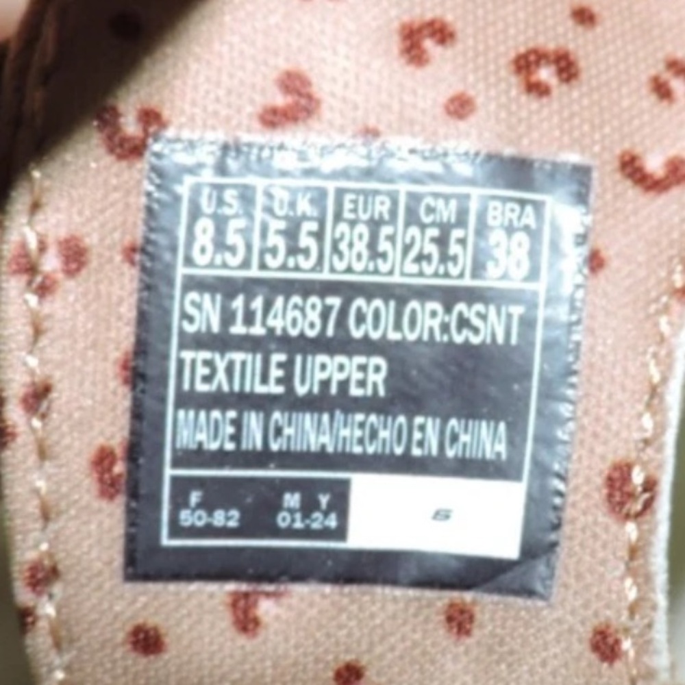 Sketchers Bob’s dessert Chill Vegan washable Cityscapes sandals chestnut tan 8.5 - Picture 5 of 6